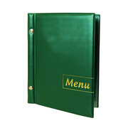 Speisekarte (PVC) Menu dunkelgrn, 8 Seiten, A5, 1 Stk.