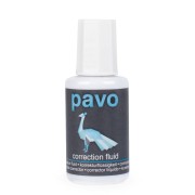 PAVO Korrekturflssigkeit mit Pinsel schnelltrocknend 20 ml