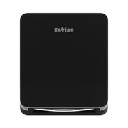 Satino Hyginity Falthandtuchspender S, System PT3, 35 cm x 30,1 cm x 16,5 cm, schwarz