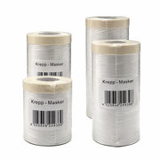 Cover-Masker Krepp | Abdeckfolie mit Malerband f�r Innenbereich 1100 mm x 33 m | Malerfolie zum Abkleben & Staubschutz