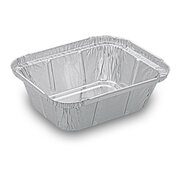 Alu-Servierschalen Aluschale Menschale Grillschale 250ml 129x103x34mm, 100 Stk.