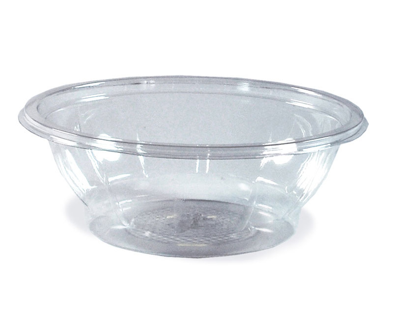 Salatschalen rund  17,6 x 5,9 cm klar 600 ml (PET), 50 Stk.