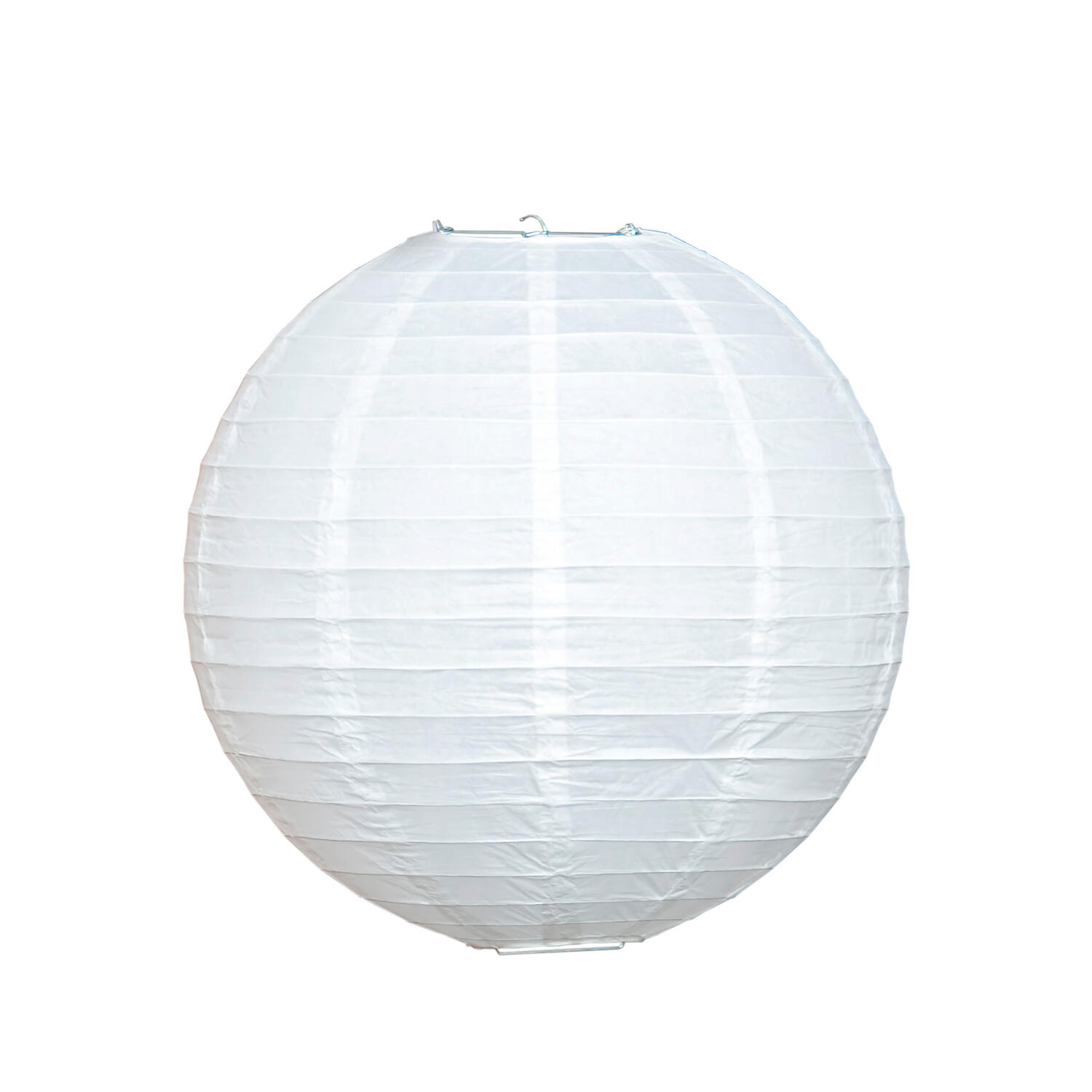 Lampion rund wei  25 cm