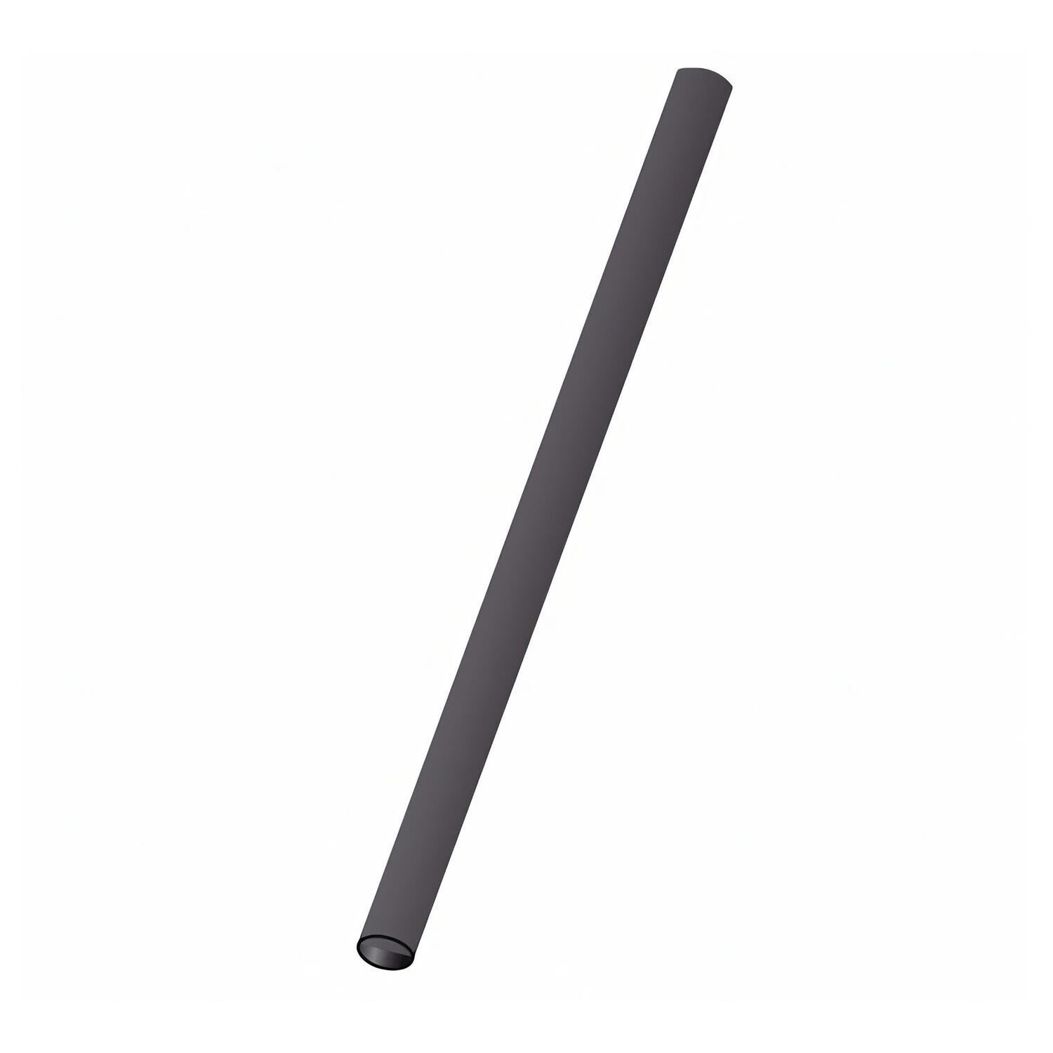 Trinkhalme Strohhalme Kunststoff PP Mehrweg schwarz 150 mm 7 mm, 100 Stk.