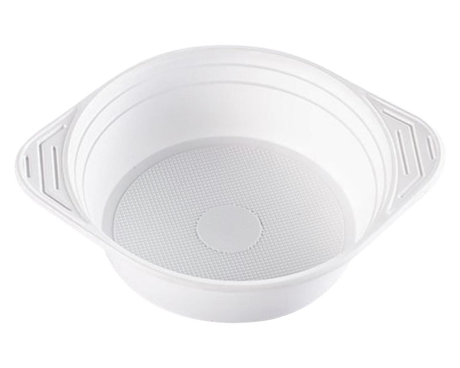 Suppenterrine Suppenteller 500ml, PP, Mikrowellentauglich, wei, 100 Stk.