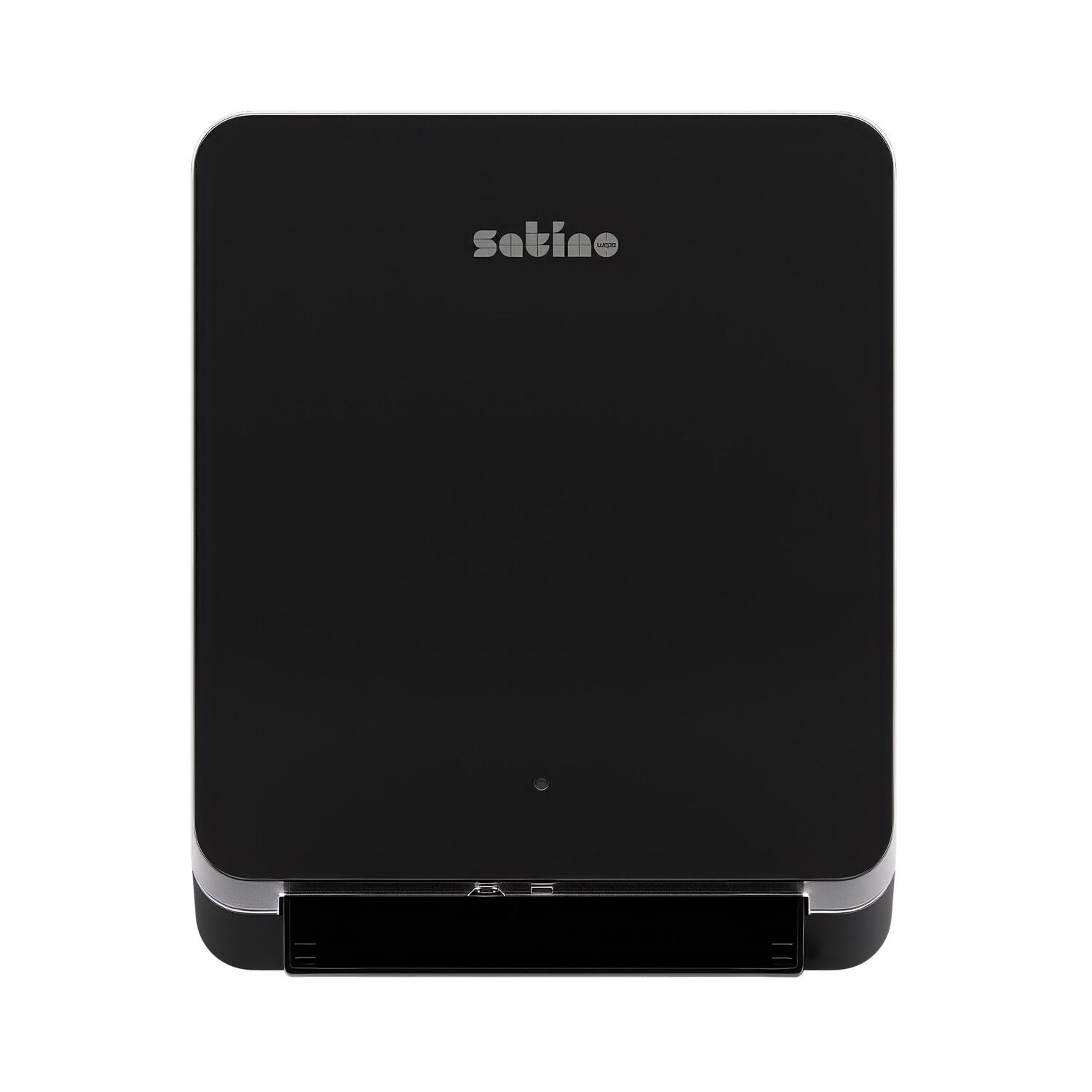 Satino Hyginity Sensor Handtuchspender, System SYS1, 39,0 cm x  23,2 cm x 31,8 cm, schwarz