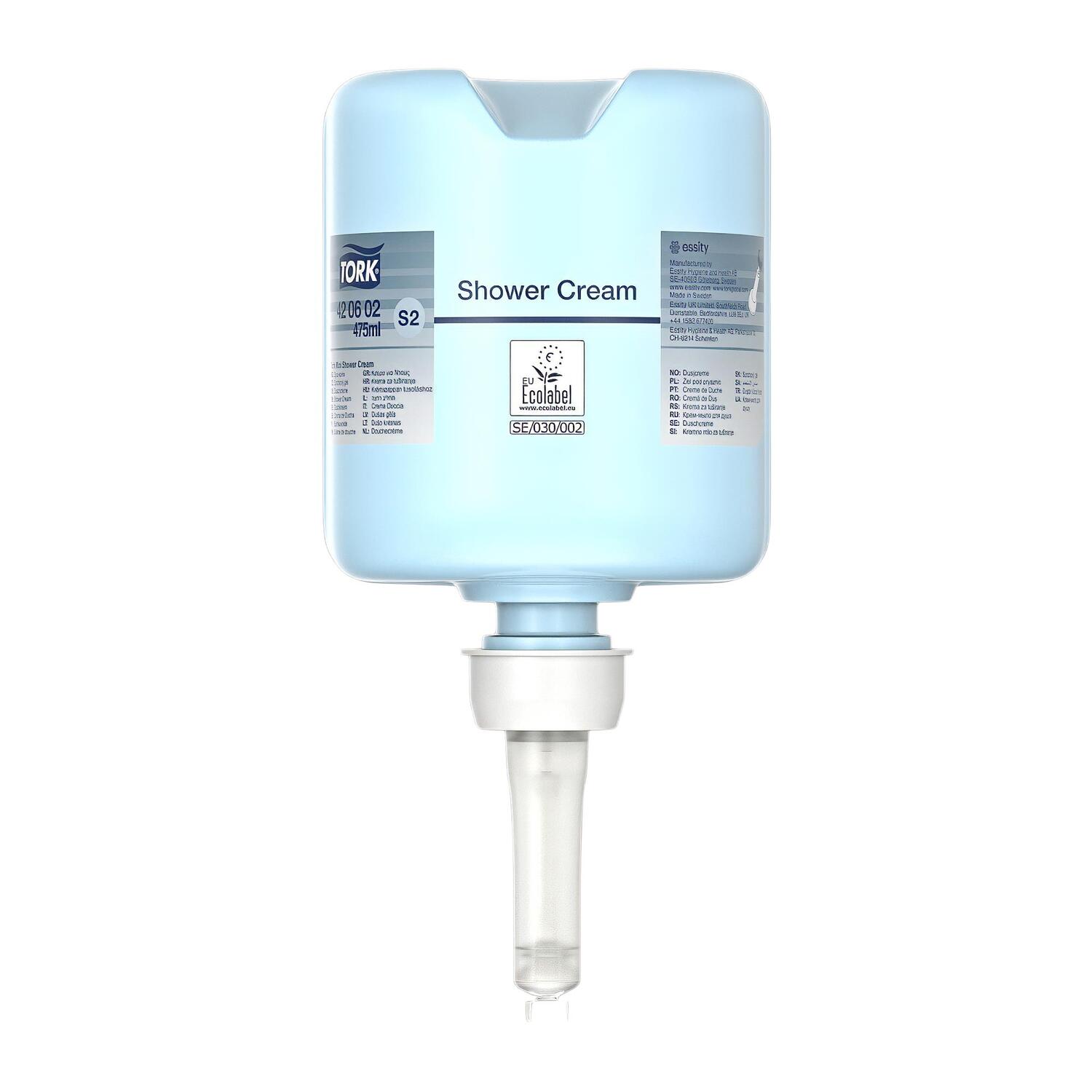 Tork Duschcreme Mini 92x92x164mm 8 Flaschen je 475 ml