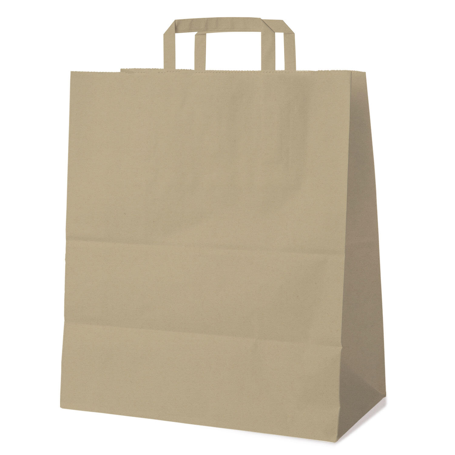 GASTRO Papiertragetaschen 48 x 45 x 17 cm mit EAN-Code braun, 200 Stk.