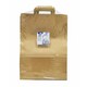 GASTRO Papiertragetaschen 39 x 32 x 16 cm mit EAN-Code braun,  50 Stk.