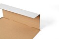 ColomPac Universal-Versandverpackung 397 x 275 x -80mm mit doppeltem Selbstklebeverschluss & Aufreifaden wei