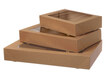 Fensterkarton Cateringkarton Geschenkkarton Transportkarton mit Sichtfenster 46 x 31 x 8 cm